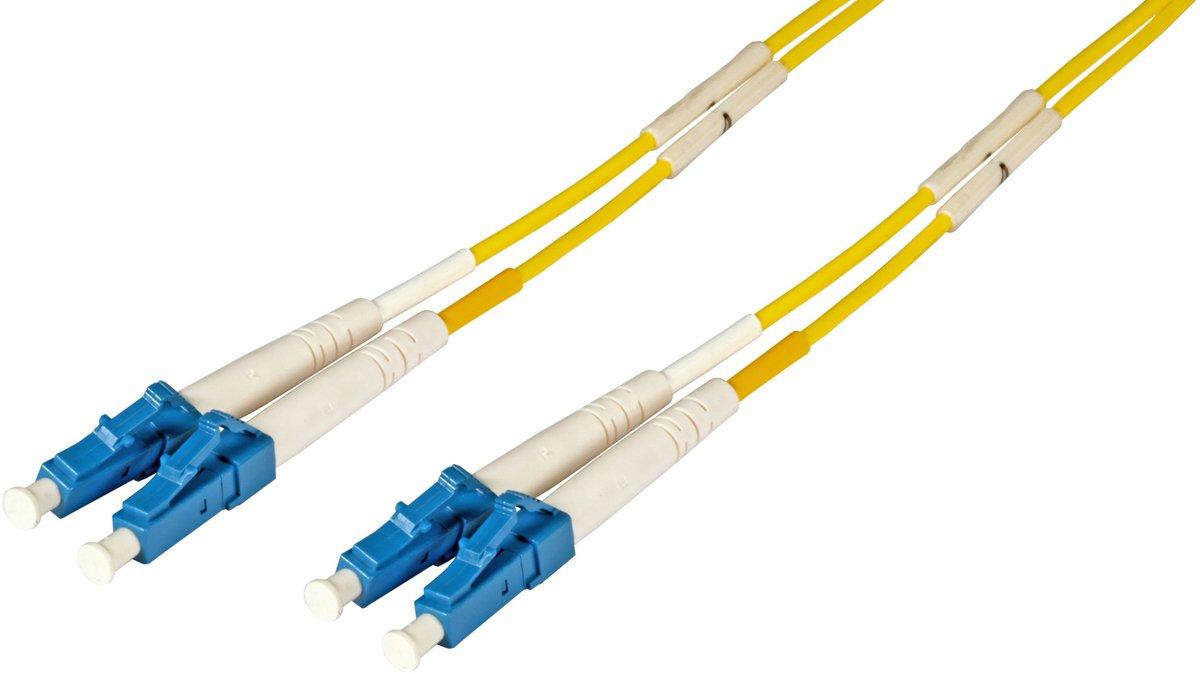LWL Patchkabel Duplex Jumper LC / LC 9 / 125µ 10 m OS2 LSZH gelb