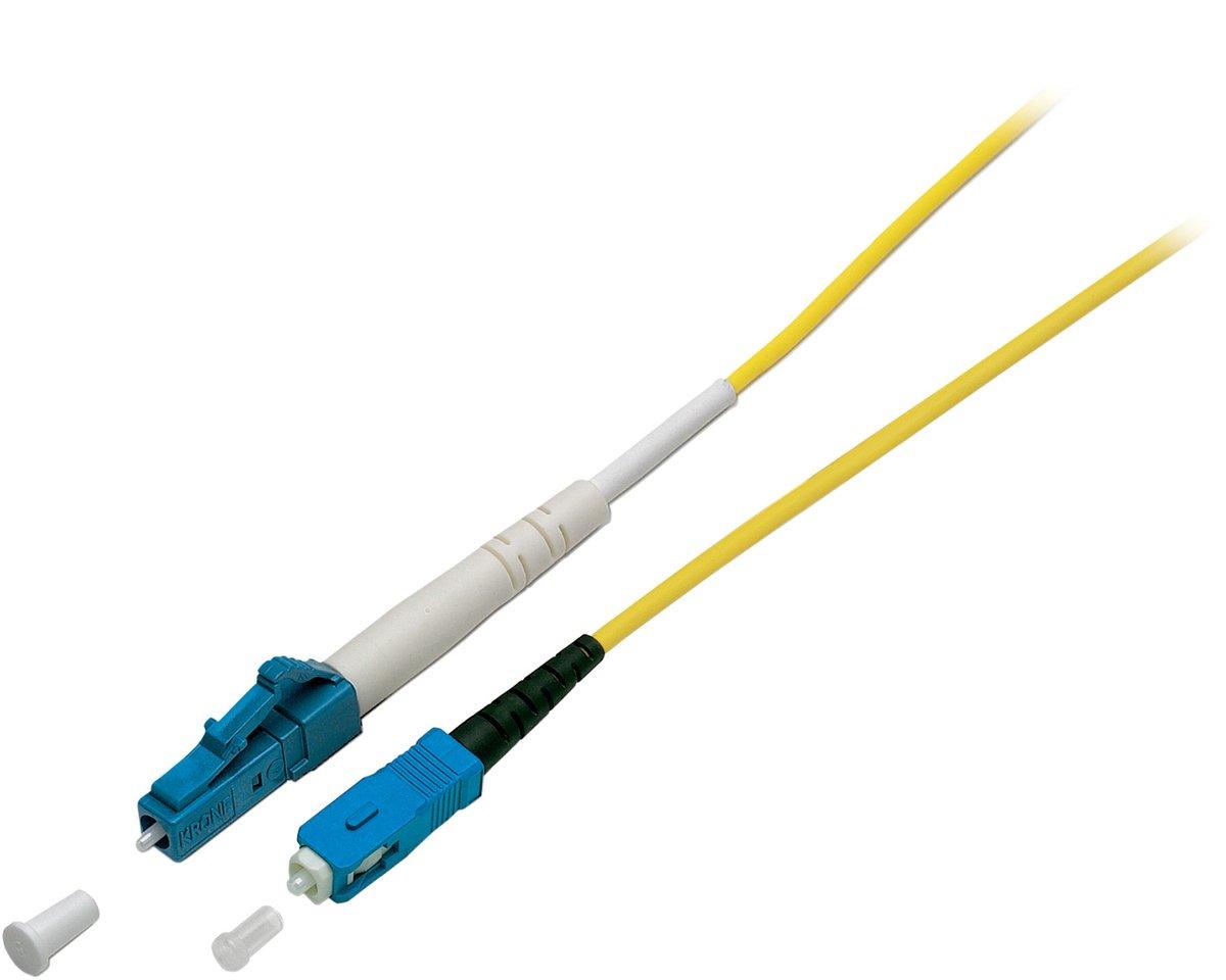LWL Patchkabel Simplex Jumper SC / LC 9 / 125µ 7,5 m OS2 LSZH gelb