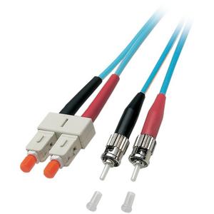 LWL Patchkabel Duplex Jumper SC / ST 50 / 125µ 20 m OM3 LSZH aqua