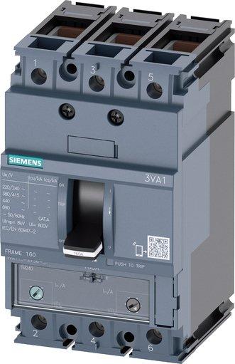 Leistungsschalter 3VA1 IEC 160 Frame 3p In= 80 A Icu= 55 kA - Anlagenschutz