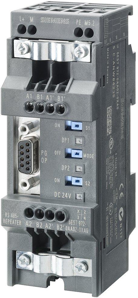 RS485 Repeater zur Verbindung von PROFIBUS/MPI Bussystemen