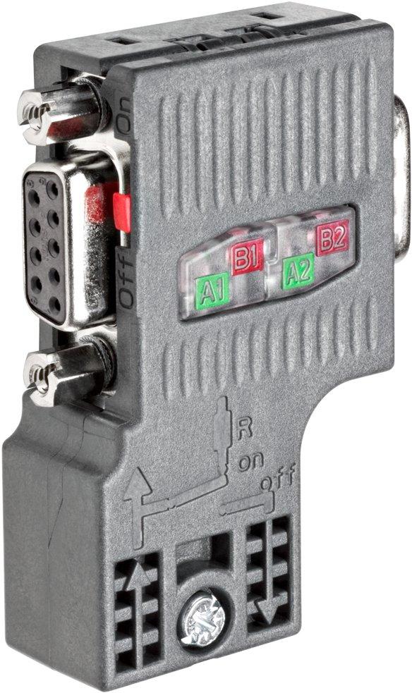 SIMATIC DP Anschlussstecker für PROFIBUS bis 12 MBit/S 90 Grad Kabelab