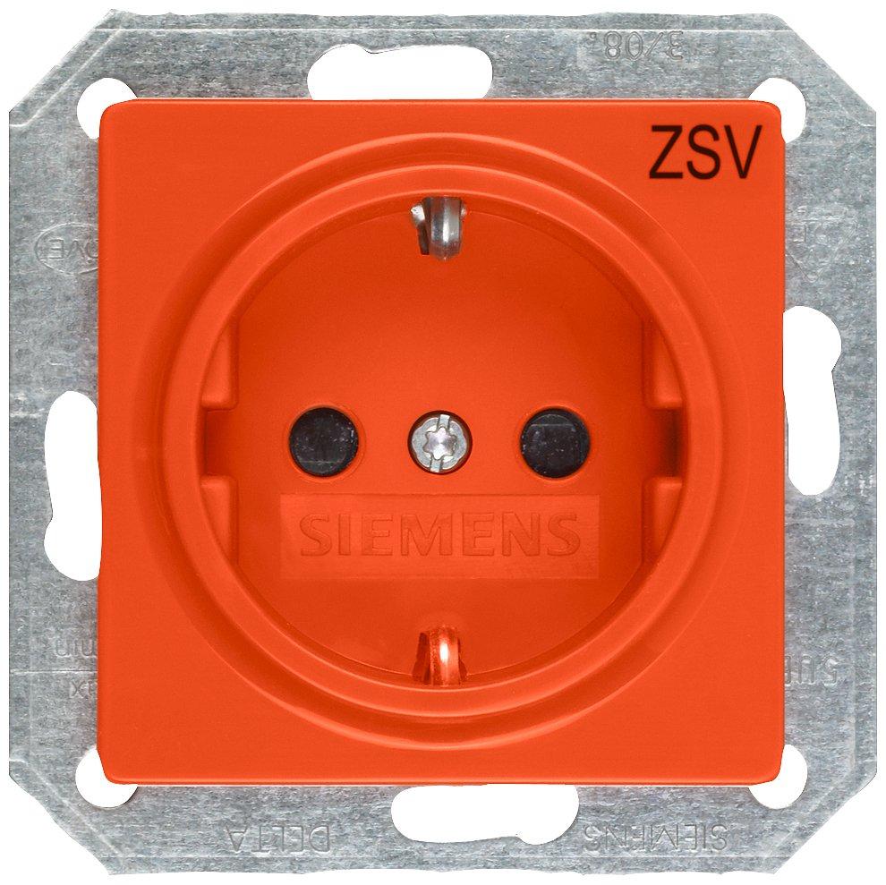 I-System Schuko Steckdose mit Bedruckung ZSV orange