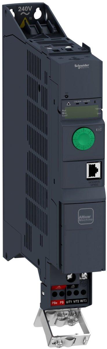 Frequenzumrichter Buchbauform IP20 1x 200-240V 0,55kW EMV Filter C2