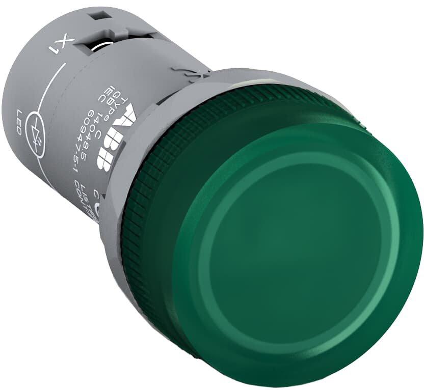 Serie CL2 kompakte LED Meldeleuchte 22mm für 12 V DC GRÜN