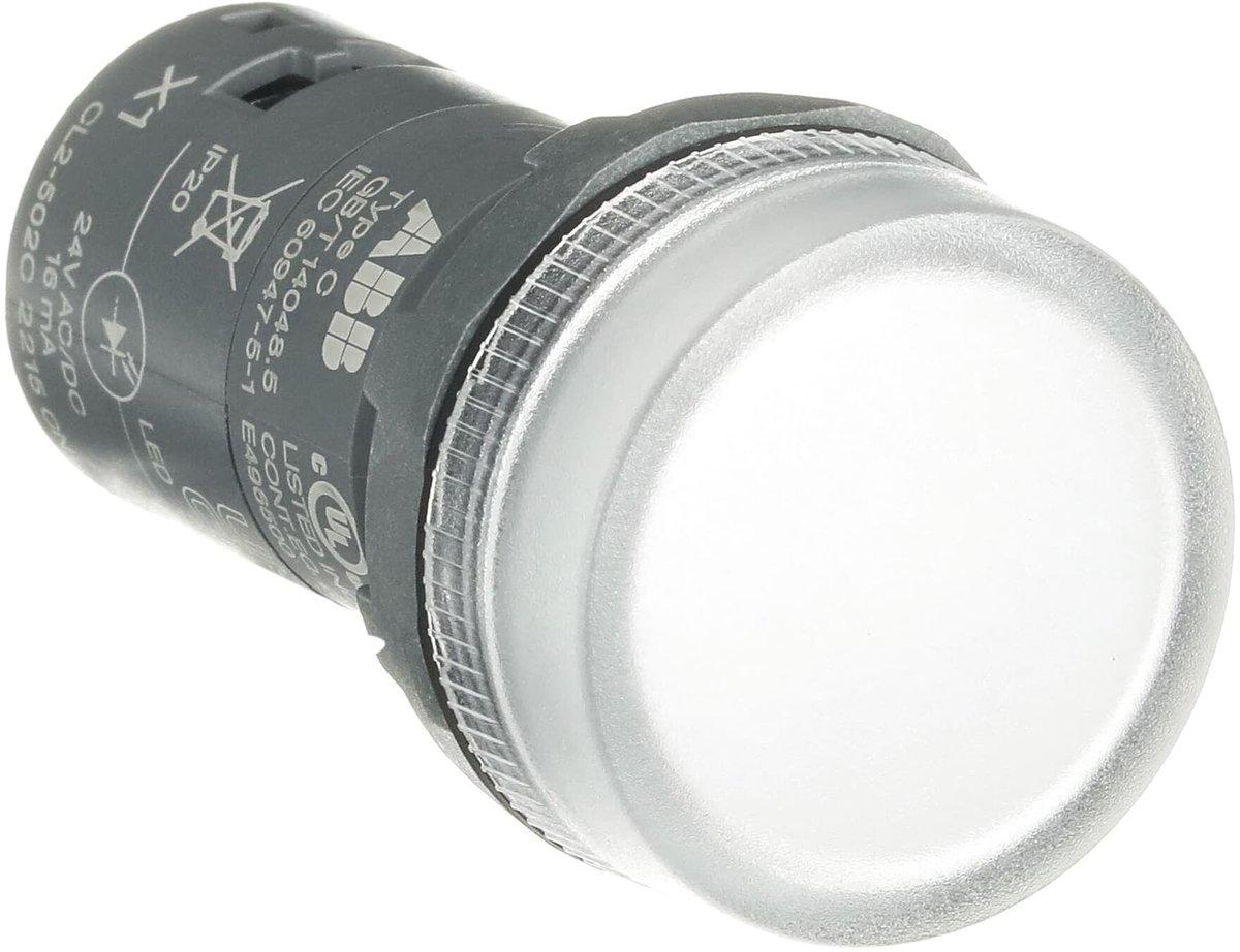 Serie CL2 kompakte LED Meldeleuchte 22mm für 24 V AC/DC KLAR