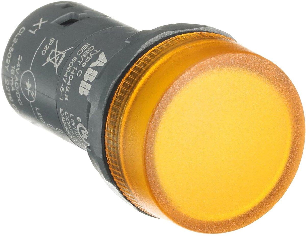 Serie CL2 kompakte LED Meldeleuchte 22mm für 24 V AC/DC GELB