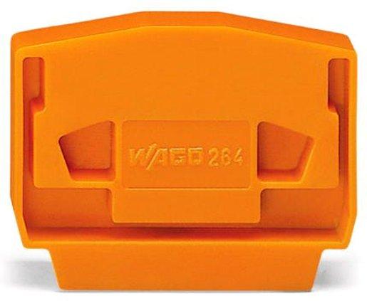 Abschluss und Zwischenplatte orange 4 mm