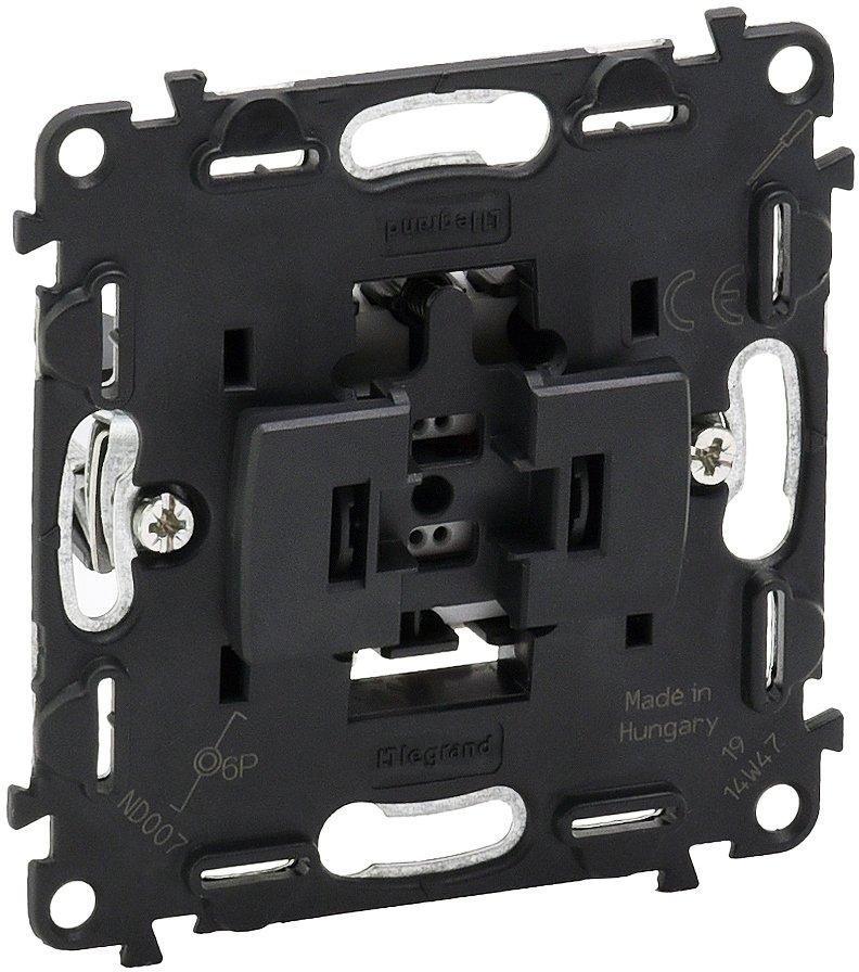 Taster mit Wechselkontakt Beleuchtbar 6A Valena