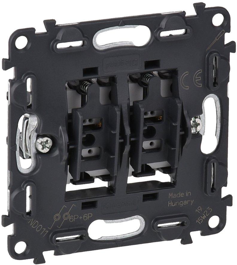 Doppeltaster mit 2 Wechselkontakten Valena