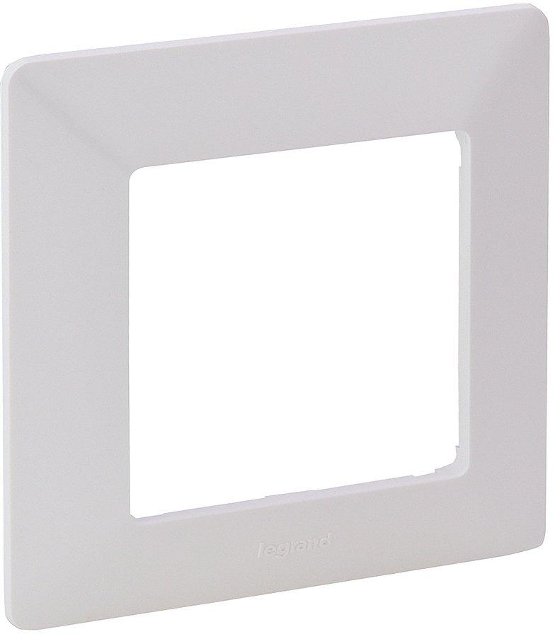 1-fach Abdeckrahmen Valena Life ultraweiß