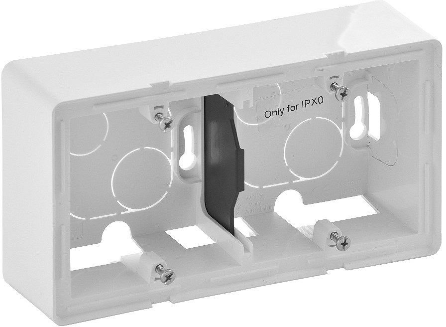 Aufputz-Gehäuse 2-fach Valena Life ultraweiß