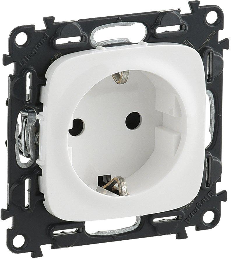 Steckdose Valena Allure ultraweiß