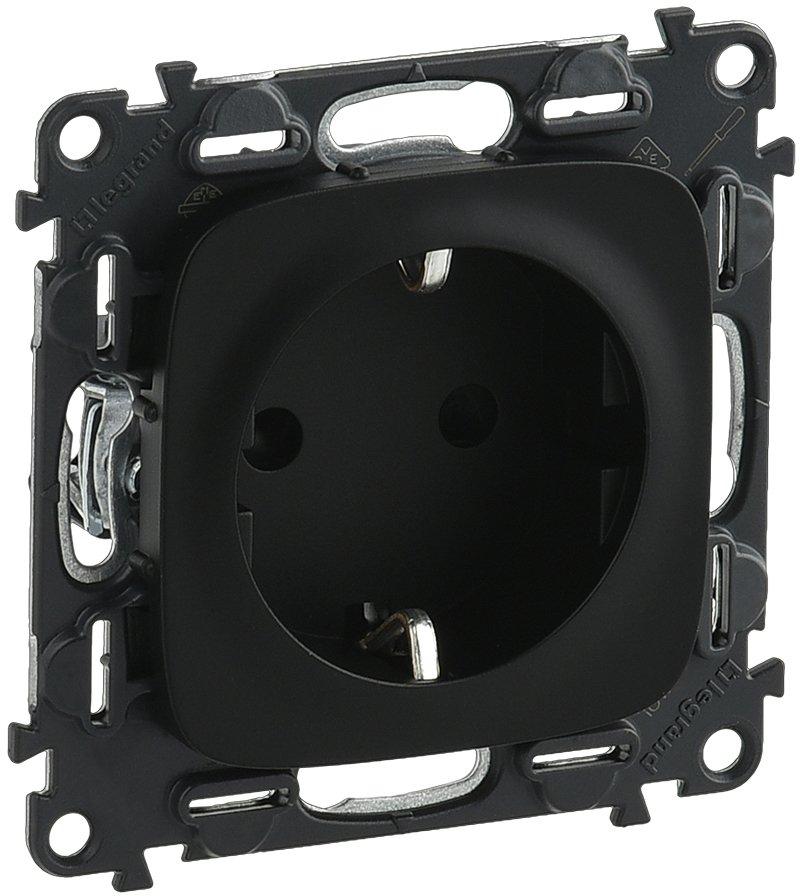 Steckdose Valena Allure schwarz