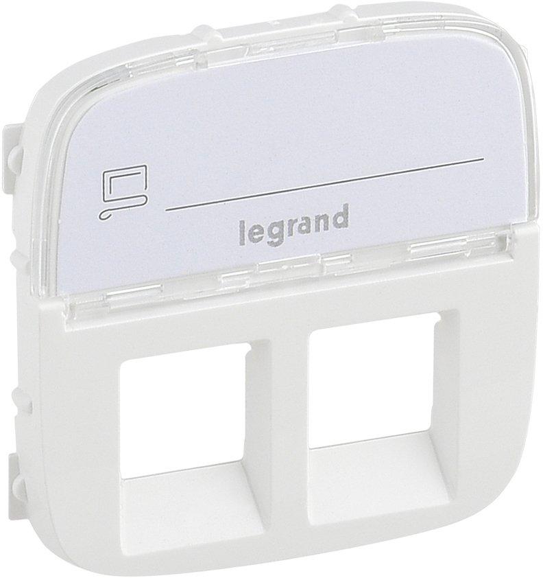2-fache Rj11/RJ45 Datendosen Abdeckung Valena Allure ultraweiß