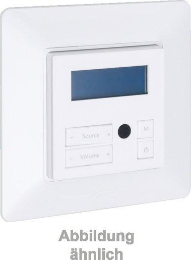 Unterputz-Radio mit Display RDS Valena Life Aluminium