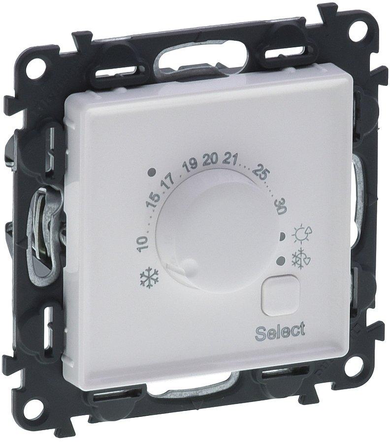 Elektronischer Raumthermostat Valena Life ultraweiß