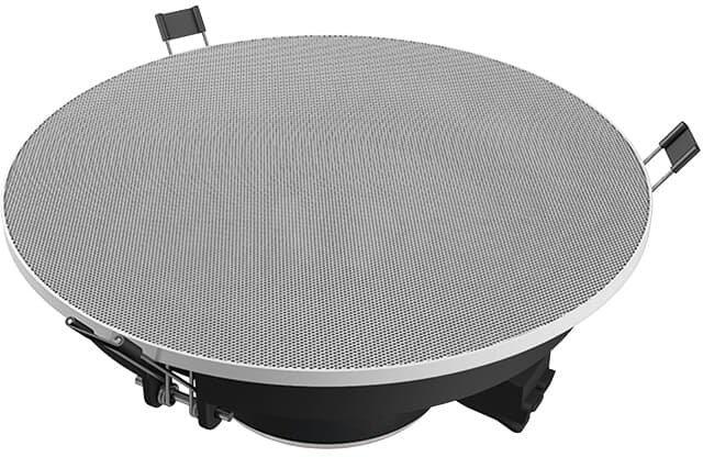 HiFi Deckeneinbaulautsprecher 13 cm 5 Zoll mit Lautsprechergitter studioweiß