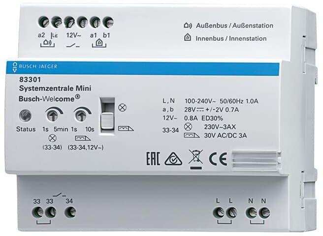 Systemzentrale Mini 6 TE - Busch-Welcome 2-Draht