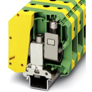 1-Polige Schutzleiter-Reihenklemme gelb-grün