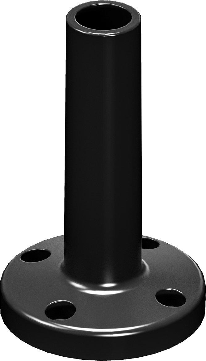 Signalsäule Montage-Element Fuß mit integriertem Rohr Ø 25mm Länge 110 mm