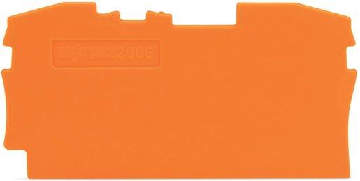 Abschluss- und Zwischenplatte 1 mm dick orange