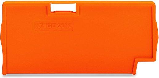 Trennwand 2 mm dick überstehend orange