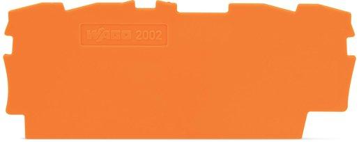 Abschluss- und Zwischenplatte 0,8 mm dick orange