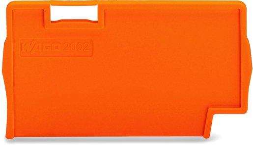 Trennwand 2 mm dick überstehend orange