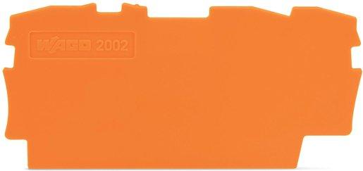 Abschluss- und Zwischenplatte 0,8 mm dick orange