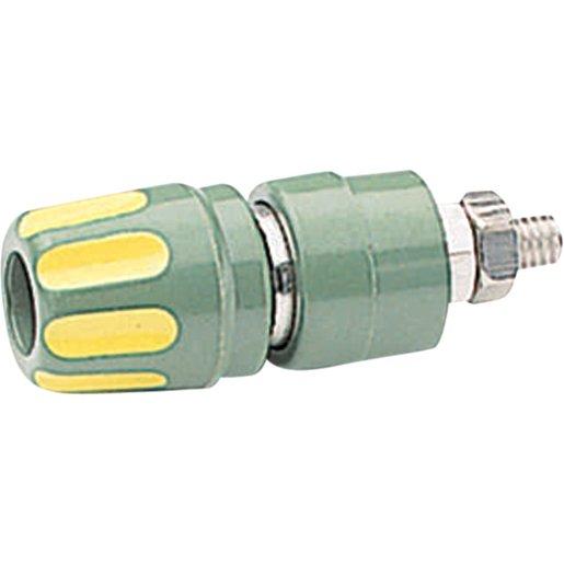 Bananen - Prüfbuchse / Polklemme ø 4 mm 30V AC / 60V DC 35 A - GR / GE