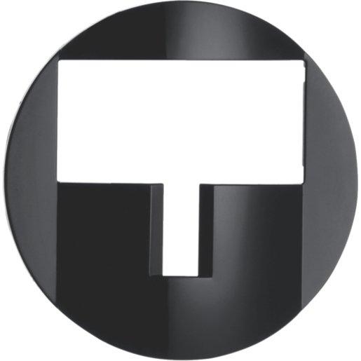 Abdeckung für KNX Bewegungsmelder-Modul R.1/R.3 schwarz glänzend