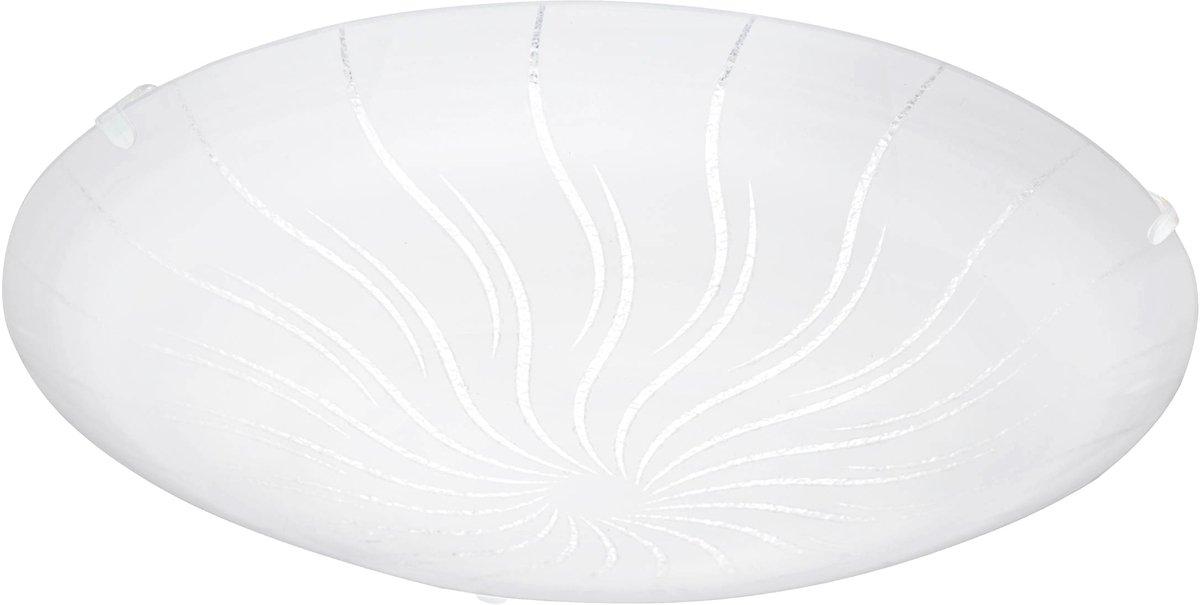 Deckenleuchte MARGITTA 1 11W LED Ø 315 klar/weiß Granille