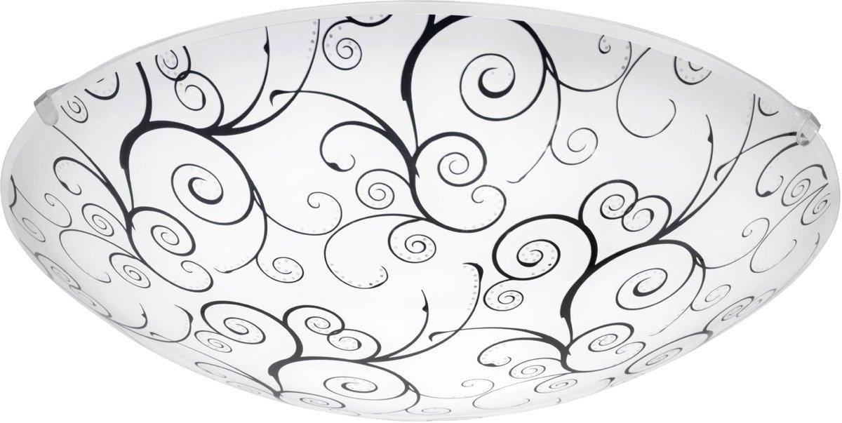 Deckenleuchte MARGITTA 1 11W LED Ø 315 klar/weiß/schwarz