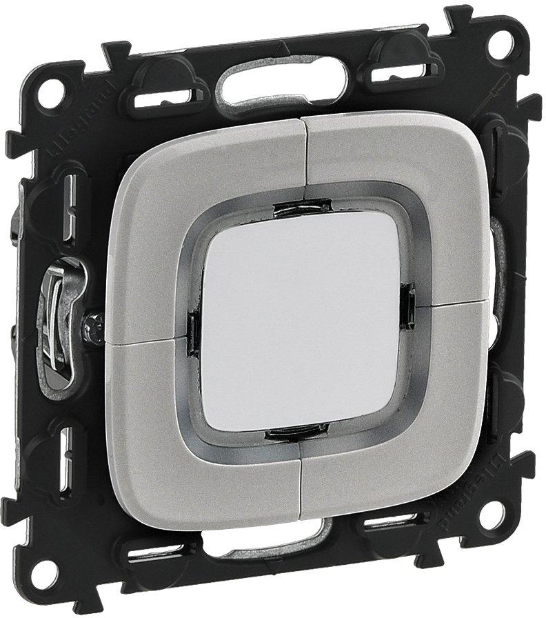 Szenariotaster 4-fach MyHOME Valena Allure Aluminium