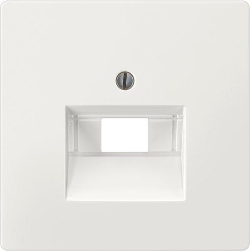DELTA style platin-metallic Abdeckplatte UAE-Anschlussdose 68x68mm