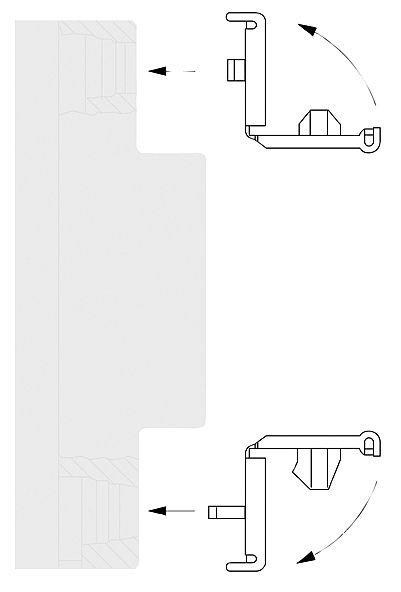 Klemmenabdeckung für FI-Schutzschalter 5SM1 4TE