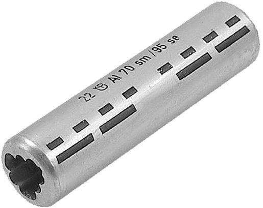 Pressverbinder Al blank sektorförmig 185 mm²