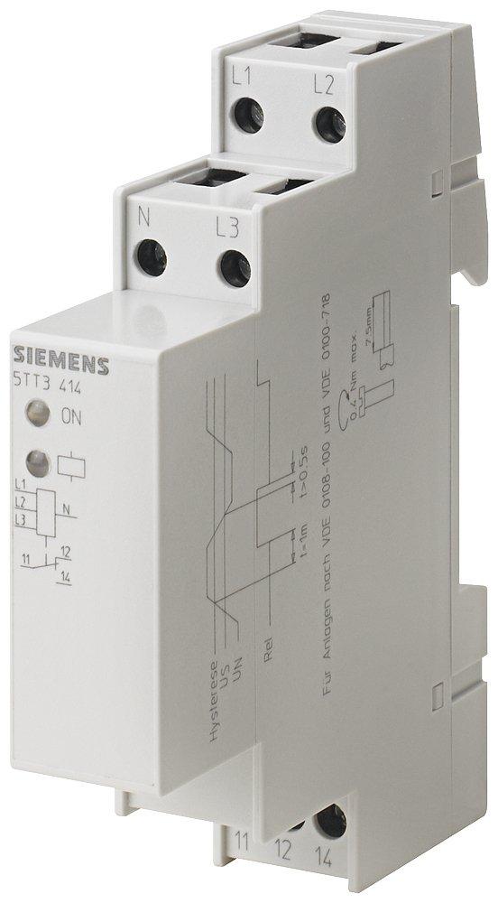 Spannungsrelais AC230/400V 0,85 1 Wechslerkontakt Ansprechverz. 0,5 S