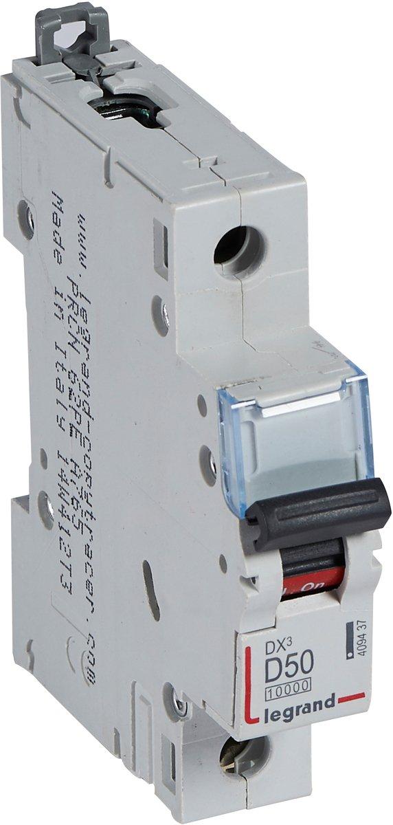 LS-Schalter DX3 D-Charakteristik 50A 1P 10kA 230/400VAC 1TE