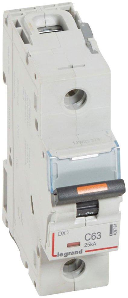 LS-Schalter DX3 C-Charakteristik 63A 1P 25kA 230/400VAC 1,5TE