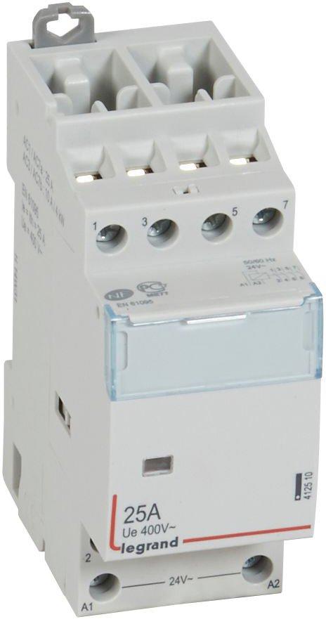 Installationsschütz CX3 25A 2L 24V 4NO ohne manuelle Bedienung