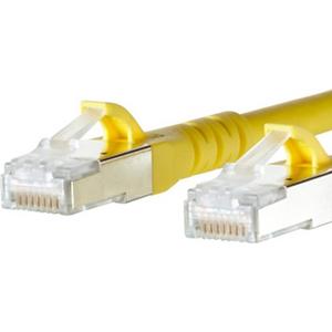 Patchkabel Kat6A 10GB_T AWG26 2RJ45 SFTP LS0H gelb 4,0 m