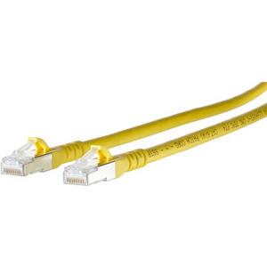 Patchkabel Kat6A 10GB_T AWG26 2RJ45 SFTP LS0H gelb 8,0 m