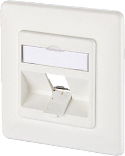 Keystone Anschlussdose UP 1 Port unbestückt reinweiß