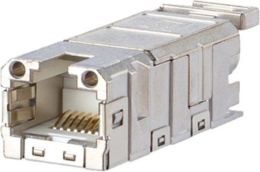 RJ45 Buchse E-DAT Industry RJ45 field jack insert Kat.6 Class EA T568A