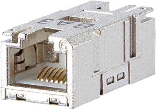 RJ45 Kupplung für Flanschgehäuse 8(8) E-DAT Industry RJ45 Kat.6 Class E