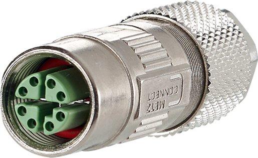 M12 Buchse X-kodiert IP67 feldkonfektionierbar