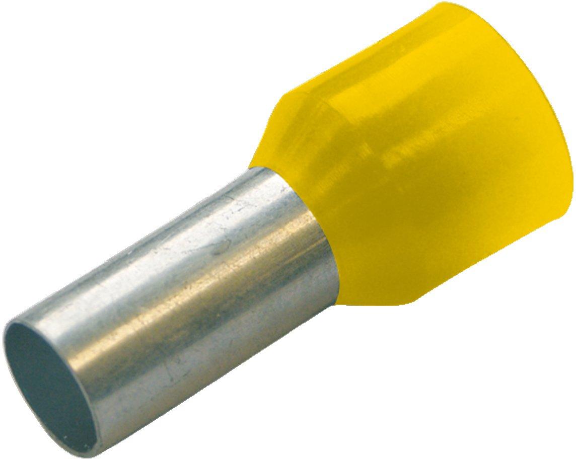 Aderendhülse isoliert 6 mm² / L 18 mm gelb