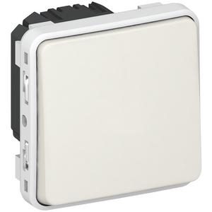 Wippschalter Universal Aus-/Wechsel 1-polig weiß S3 Plexo 55